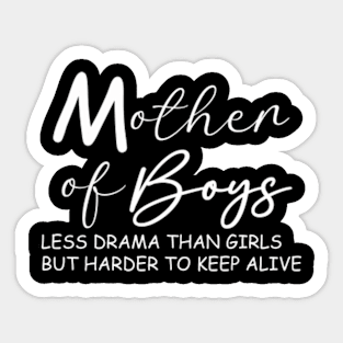 Mother of Boys Sticker